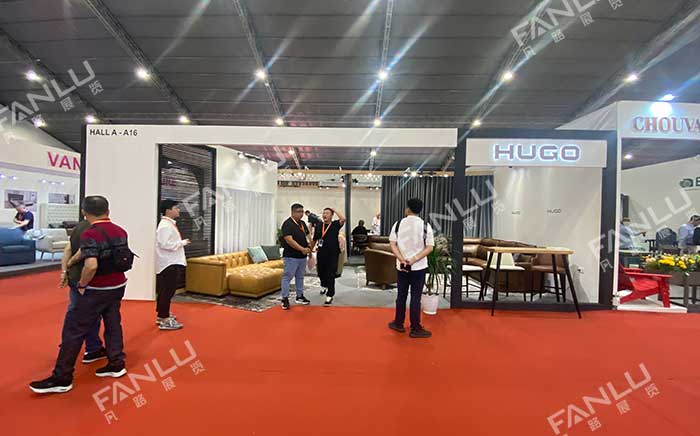 越南家具展HUGO展臺(tái)搭建