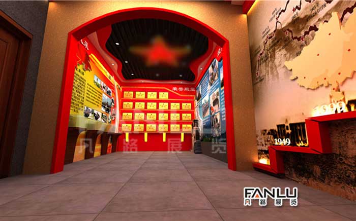 湛江某空軍部隊(duì)展廳