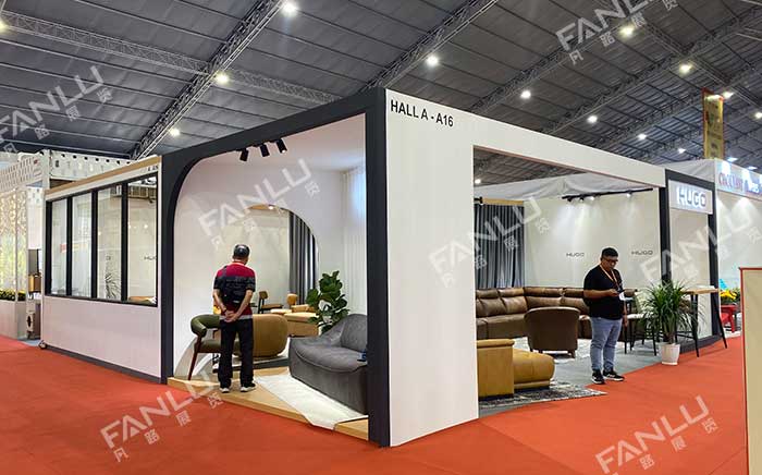 越南家具展HUGO展臺(tái)搭建
